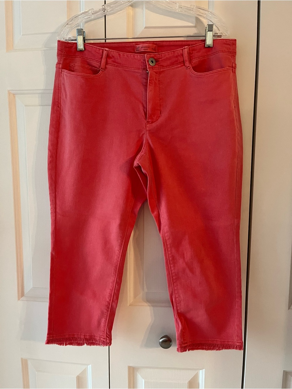J. Jill Coral Cropped Ankle Jeans